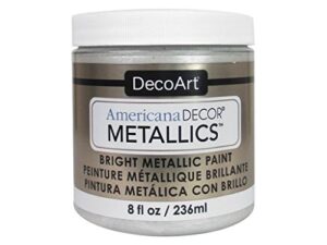 decoart ameri deco mtlc americana decor metallics 8oz pearl, 1 decadmtl-36.1