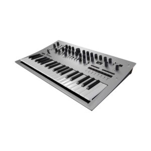 Korg Minilogue 4 Voice Polyphonic Analog Synthesizer with 200 Presets - Bundle With Korg Custom Case