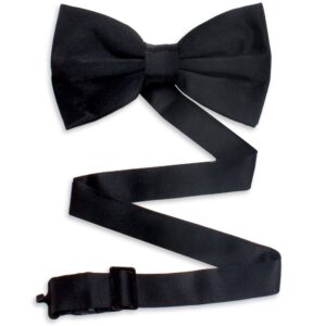 Brybelly Formal Black Casino and Poker Dealer Pre-tied Adjustable Bow Tie