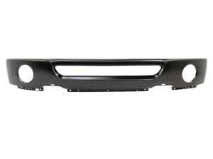 crash parts plus painted black steel front bumper for ford f-150, lincoln mark lt - fo1002401