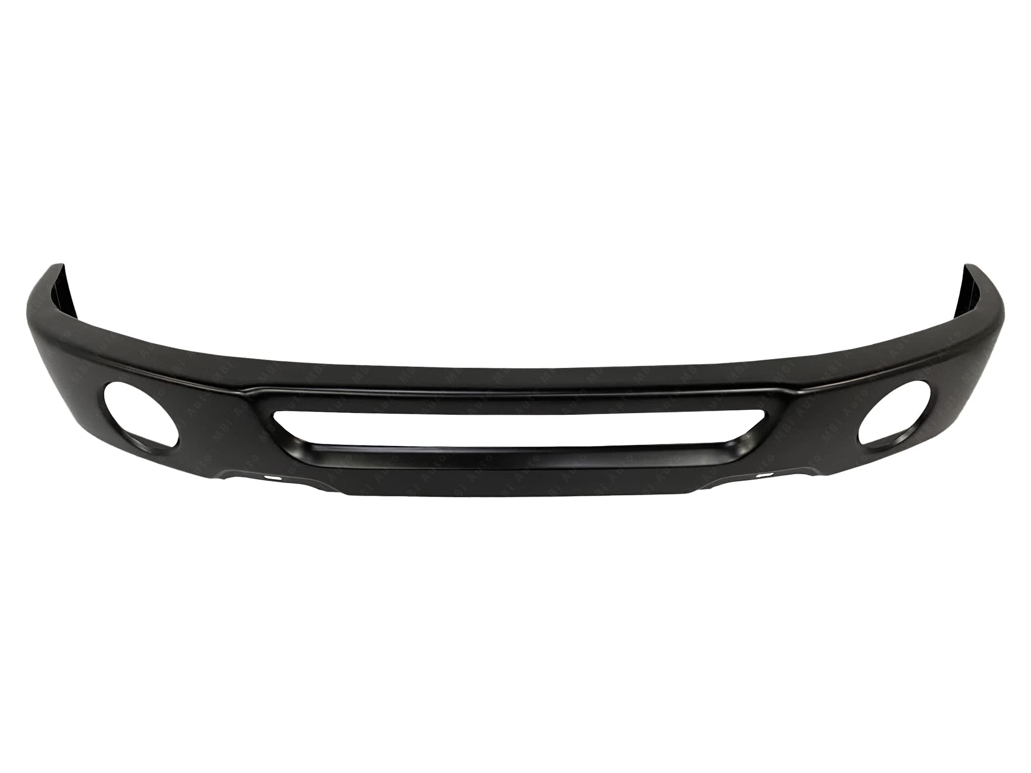 Crash Parts Plus Painted Black Steel Front Bumper for Ford F-150, Lincoln Mark LT - FO1002401