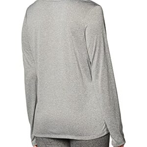 Hanes womens O9309 athletic shirts, Granite Heather, Large US