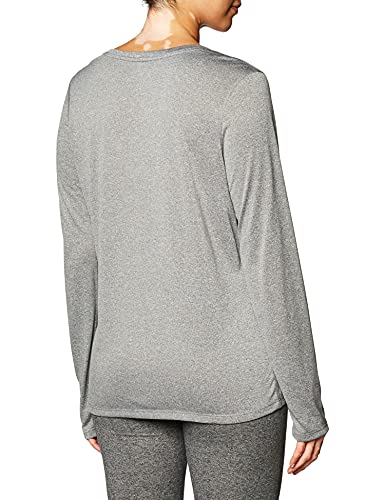 Hanes womens O9309 athletic shirts, Granite Heather, Large US