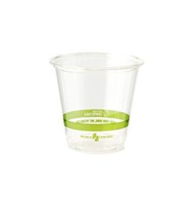 world centric's compostable 3 ounce corn pla cold cup (package of 500)