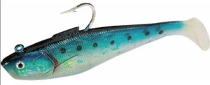 tsunami swim shad heavy 5" 2pcs - blue black