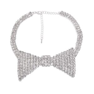 Spinningdaisy Bowtie Ribbon Choker for Women and Some Playful Men