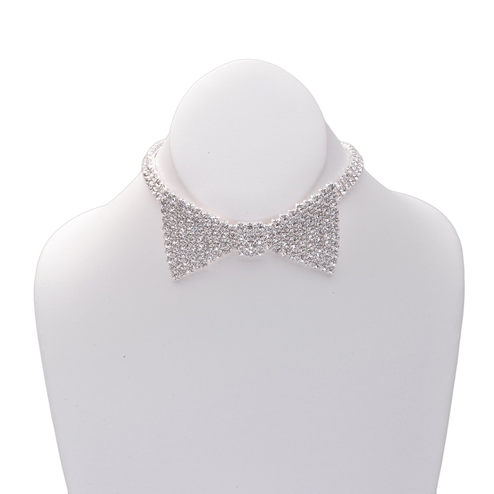 Spinningdaisy Bowtie Ribbon Choker for Women and Some Playful Men