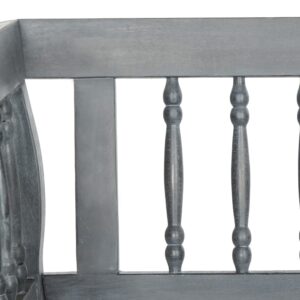 Safavieh PAT6732B Outdoor Collection Brentwood Bench, Ash Grey