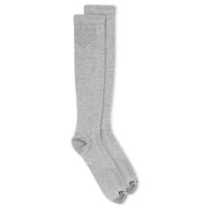 Dr. Scholl's Men's Athletic & Work Compression Over the Calf Casual Sock, Gray, 6.5-12 US