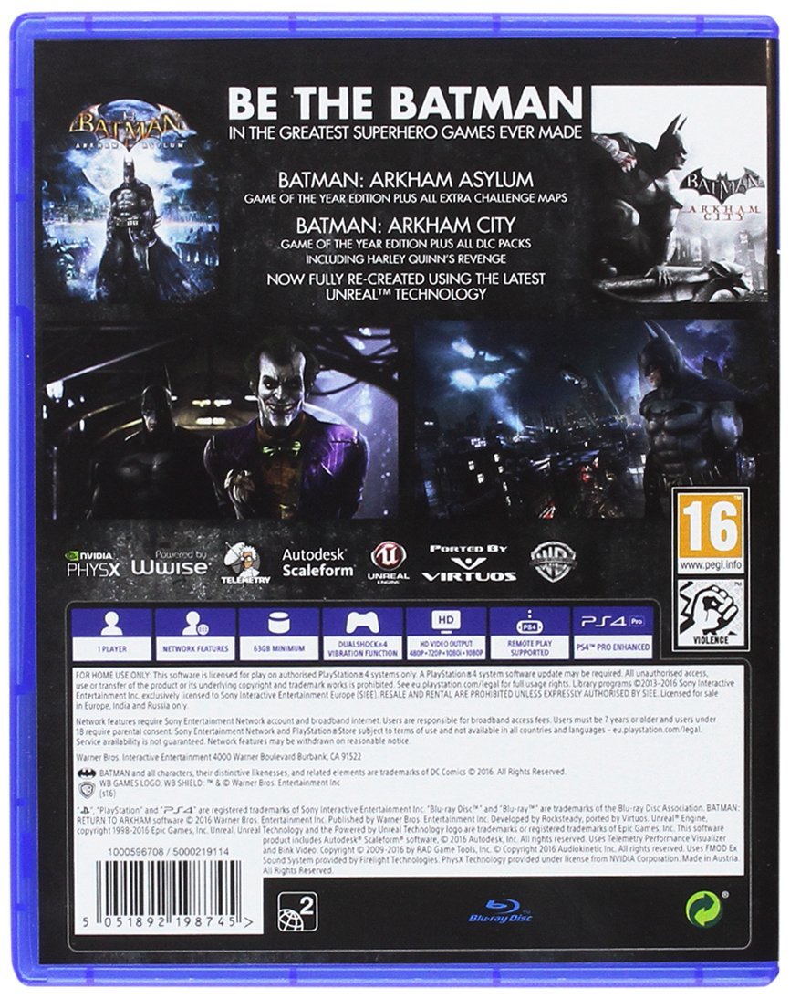 Batman: Return to Arkham (UK)