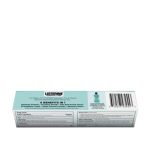 Listerine Essential Care Fluoride Anticavity Toothpaste Gel, 4.2 Ounce, (Pack of 3)