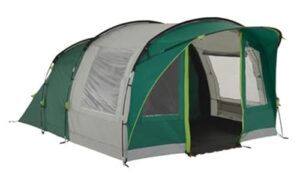 Coleman Rocky Mountain 5 Plus Family Tent, Blocks up to 99 Percent of Daylight, 5 Man 2 Bedroom Family Tent, 100 Percent Waterproof Camping Tent for 5 Person, Also Ideal to Camp in The Garden