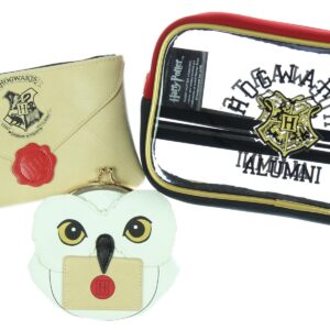 Harry Potter Hogwarts Alumni Jrs. Gift Set Makeup Case Zip Wallet & Coin Purse