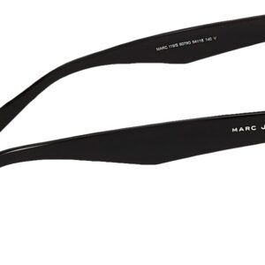 Marc Jacobs Women's MARC119/S Square Sunglasses, Black/Dark Gray Gradient, 54 mm