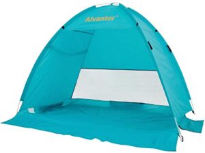 alvantor coolhut beach tent beach umbrella outdoor sun shelter cabana automatic pop up upf 50+ sun shade portable camping fishing hiking canopy easy setup windproof (patent pending) 7014v 1-3 person