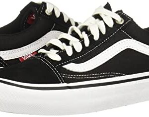 Vans Men's Old Skool Pro Skate Shoe, Black/White