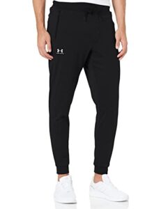 under armour men's ua sportstyle joggers md black