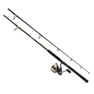 daiwa bg5000/1002mh daiwa, bg saltwater pre-mounted combo, 5000, 6 + 1 bearing, spinning, 10', 2 piece, medium heavy