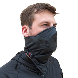 half face mask for cold winter weather. use this half balaclava for snowboarding, ski, motorcycle. (many colors) (black)