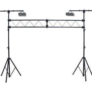 Harmony Audio HA-TRUSSKIT Pro Audio DJ 10 Foot Lighting Truss Package with (2) Tripod Stands