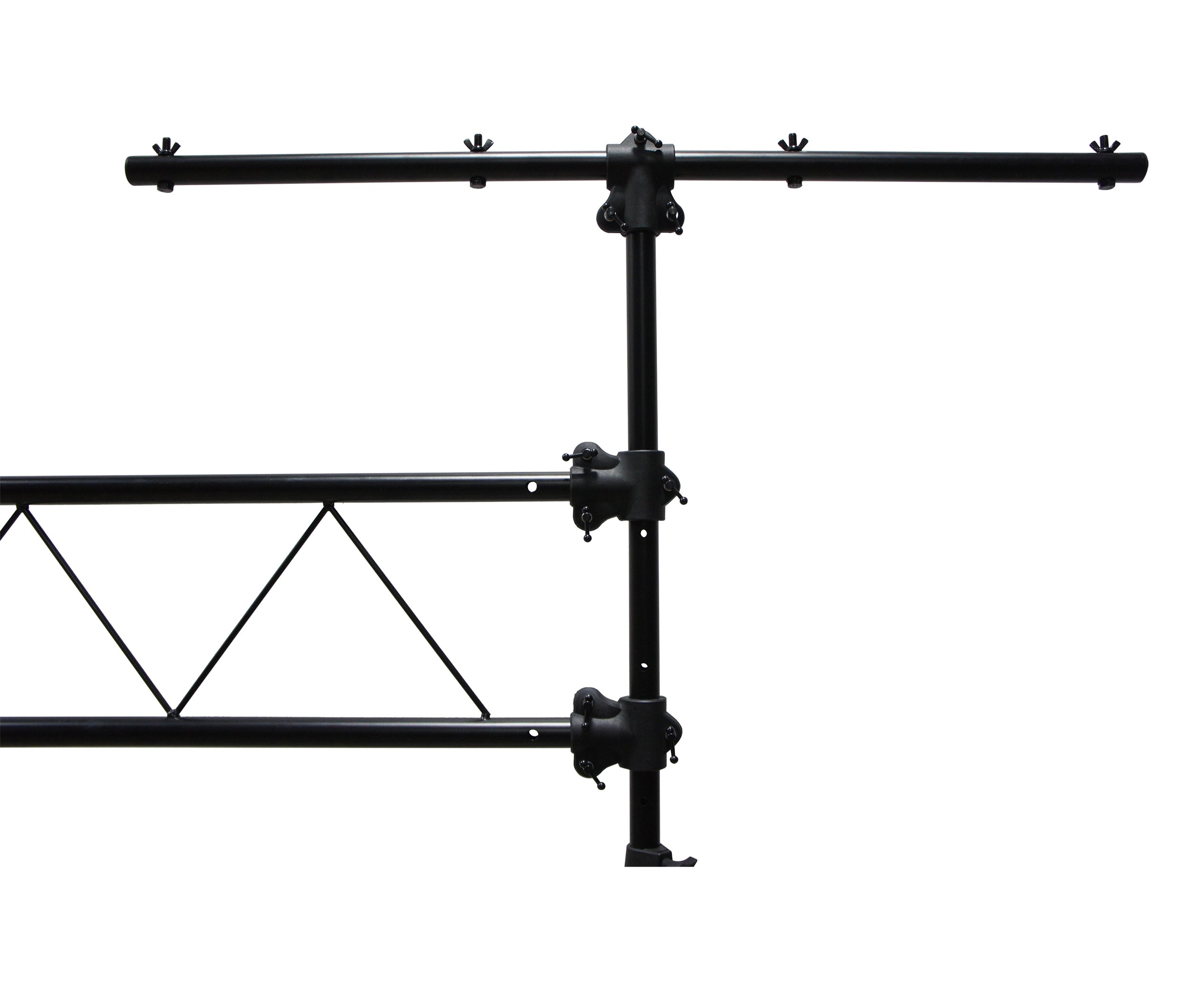 Harmony Audio HA-TRUSSKIT Pro Audio DJ 10 Foot Lighting Truss Package with (2) Tripod Stands