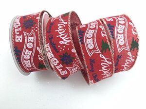 celebrate it- ribbon bow-tique- ho ho hol-ribbon 1.5 in x 25ft