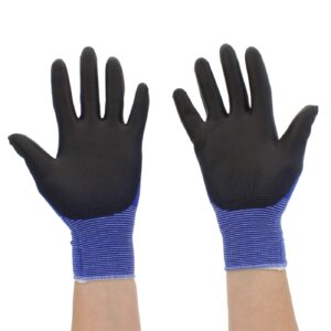 Memphis N9696S Ultra Tech Tactile Dexterity Work Gloves Blue/Black Small 1 Dozen