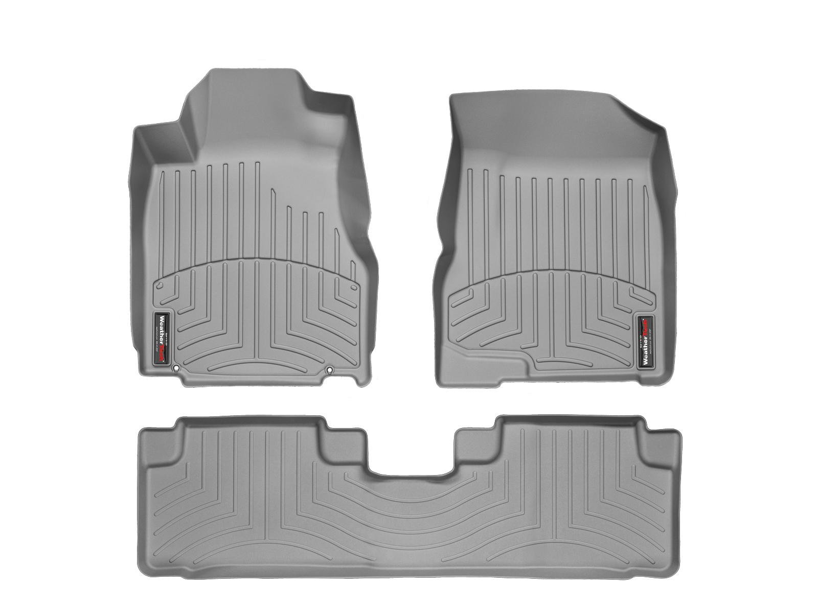 WeatherTech Custom Fit FloorLiners for Honda CR-V - 1st & 2nd Row (463161-460982), Grey