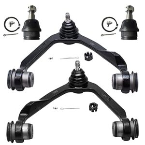 Detroit Axle - 4WD Front End 14pc Suspension Kit for Ford F-150 F-250 Expedition Navigator, 2 Upper Control Arms 2 Lower Ball Joints 2 Sway Bars 4 Tie Rods 2 Sleeves 1 Pitman 1 Idler Arm Replacement