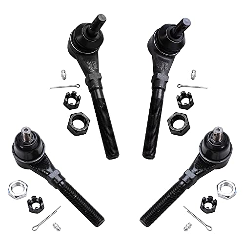 Detroit Axle - 4WD Front End 14pc Suspension Kit for Ford F-150 F-250 Expedition Navigator, 2 Upper Control Arms 2 Lower Ball Joints 2 Sway Bars 4 Tie Rods 2 Sleeves 1 Pitman 1 Idler Arm Replacement