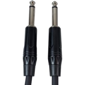 Gearlux Instrument Cable/Professional Guitar Cable 1/4 Inch to 1/4 Inch, Black, 25 Foot - 2 Pack