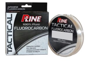 p-line tactical premium flurorcarbon 200 yd filler spool, 12 lb, clear (750182963)