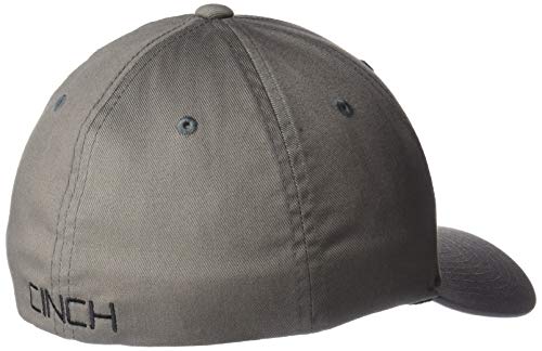 Cinch mens Flexfit With Emboidery Baseball Cap, Grey, Large-X-Large US