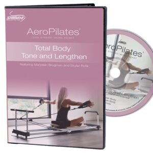 Stamina AeroPilates Total Body Tone and Lengthen Workout DVD – Exercise and Fitness DVD for Women, 90 Mins. 3-Piece DVD Set