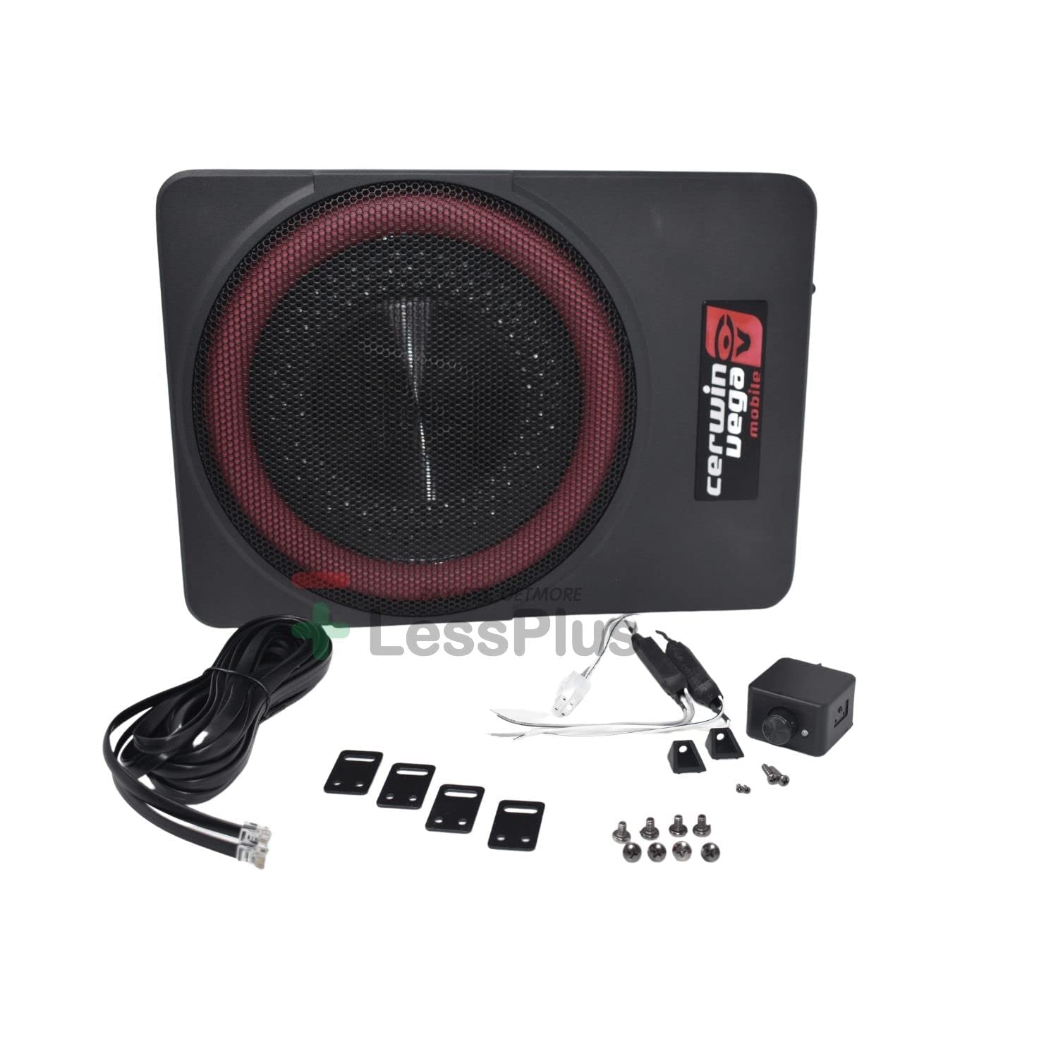 Cerwin vega VPAS10 10" 2Ω 550W Max / 200W RMS Powered Active Subwoofer Enclosure + Bass Knob