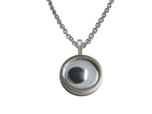 kiola designs googly eye pendant necklace