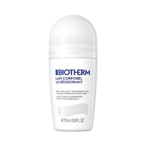 biotherm le deodorant by lait corporel roll-on antiperspirant, 2.53 ounce