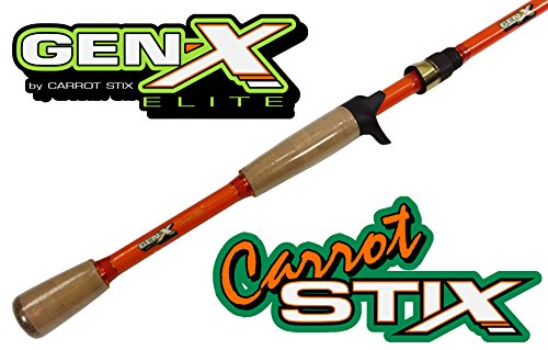 Carrot Stix Gen X Elite CASTING Fishing Rod - 6 foot 9 inch Medium Heavy Fast - CGXE691MH-F-C