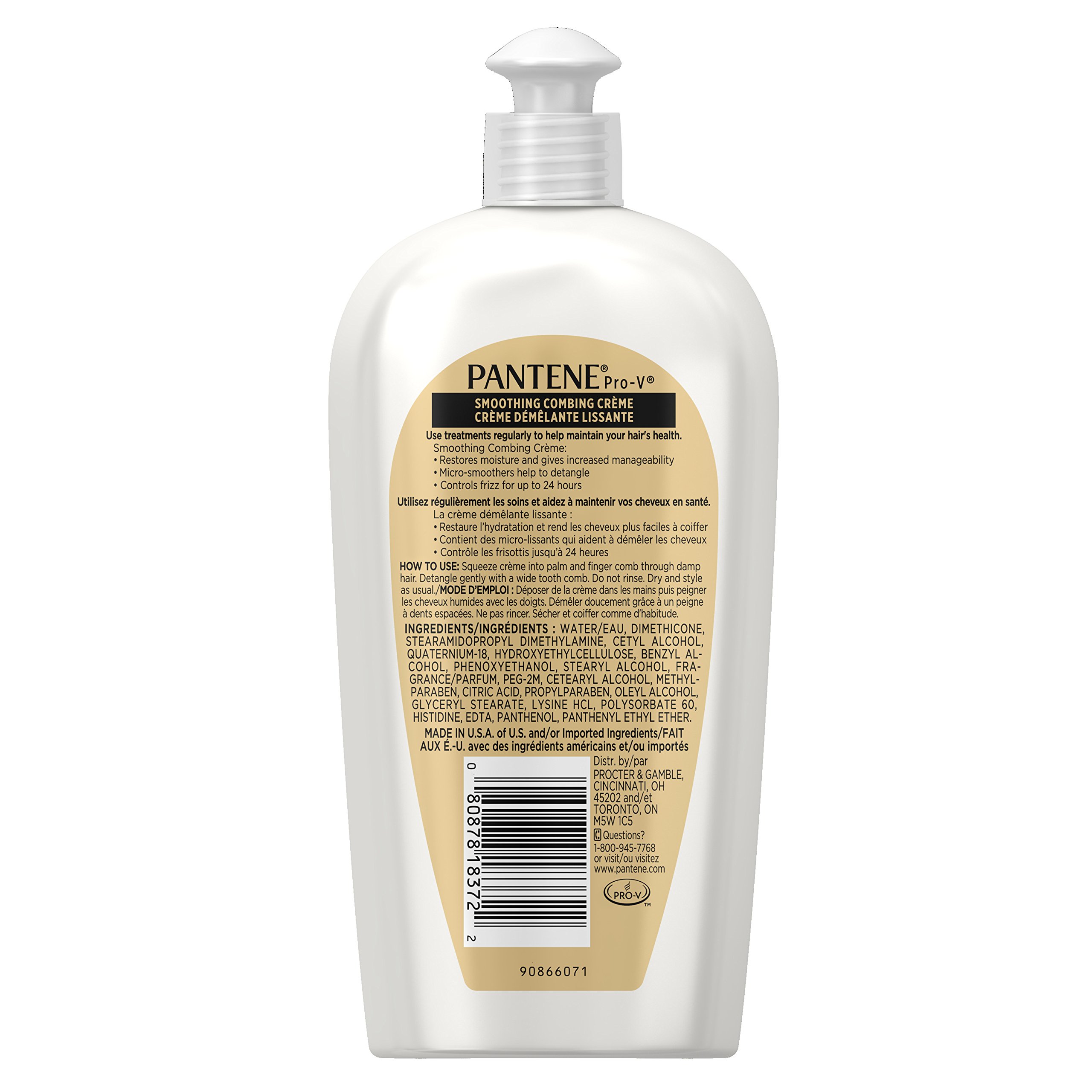 Pantene Smoothing Combing Creme, 6.7 Fluid Ounce