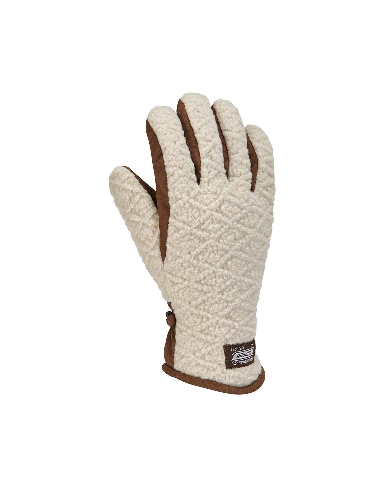 Gordini Women's Standard Argyle Glove, Oatmeal, Large