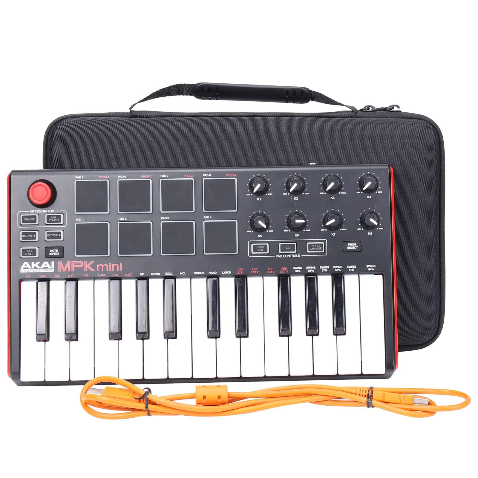 co2CREA Hard Case Replacement for Akai Professional MPK Mini MKII/MPK Mini Play 25 Key USB MIDI Keyboard Controller