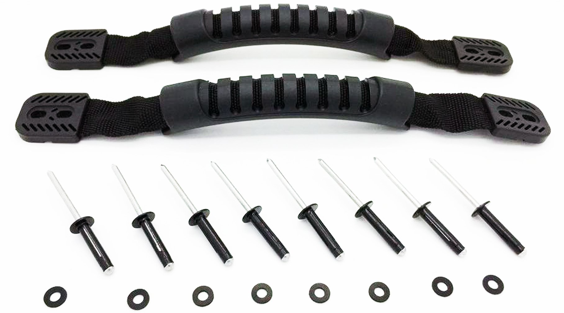 Pactrade Marine Kayak, Canoe Or Luggage Handles Durable Rubber with TRI Grip Rivets Set of 1