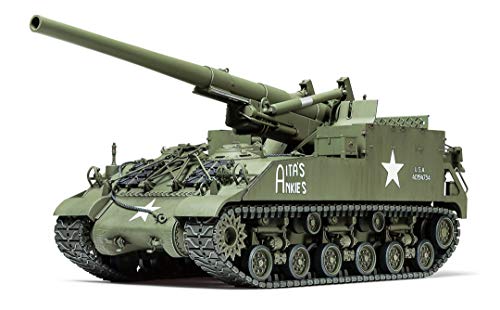 Tamiya Models U.S. Self-Propelled 155Mm Gun M40 1/35 Toy, Beige