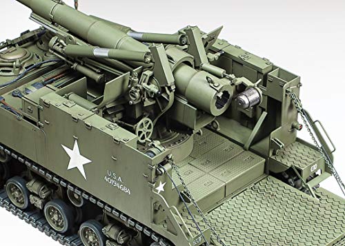 Tamiya Models U.S. Self-Propelled 155Mm Gun M40 1/35 Toy, Beige