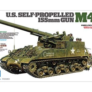 Tamiya Models U.S. Self-Propelled 155Mm Gun M40 1/35 Toy, Beige