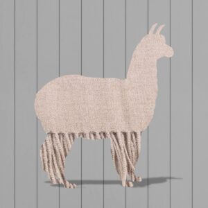 Maloca Pure Baby Alpaca Oversized Unisex Scarf | Ethically Sourced | Hypoallergenic | Softer & Warmer Than Wool |Oatmeal