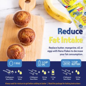 Nana Flakes 100% Pure Banana Flakes Medical Food Powder - Decrease Fat Intake & Natural Remedy for Diarrhea & Heart Burn - Great Source of Protein & Fiber (Banana, Two Pound Bag)