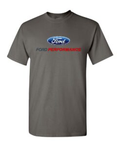 ford performance t-shirt ford mustang gt st racing tee shirt charcoal large