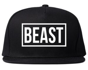 kings of ny beast snapback hat cap black