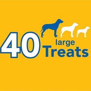 Pedigree Dentastix Large Treats For Dogs, (2) 4.16 Lb Packs (80 Treats)